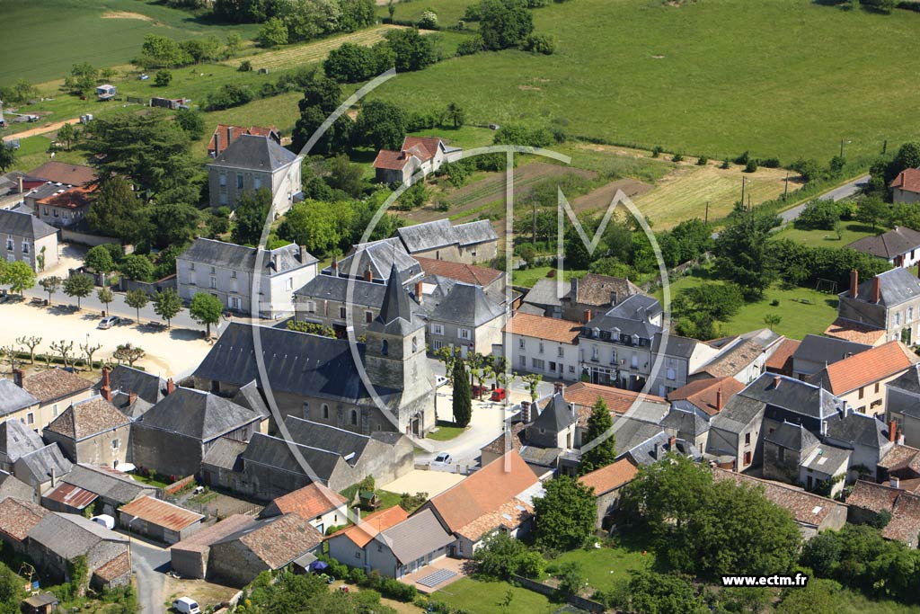 Photo arienne de Archigny