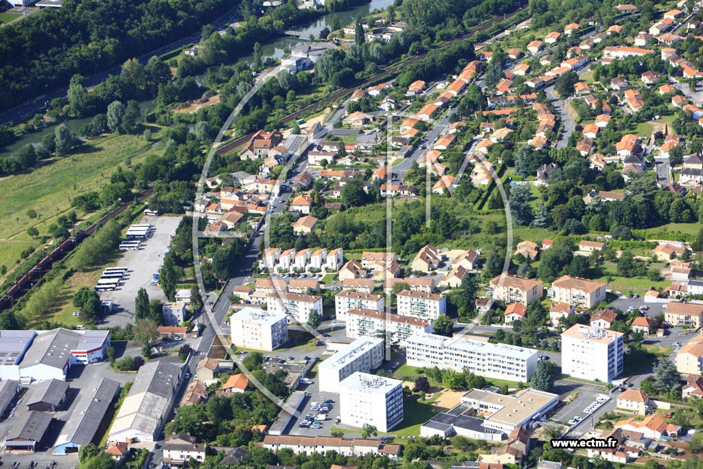 Photo arienne de Bruxerolles