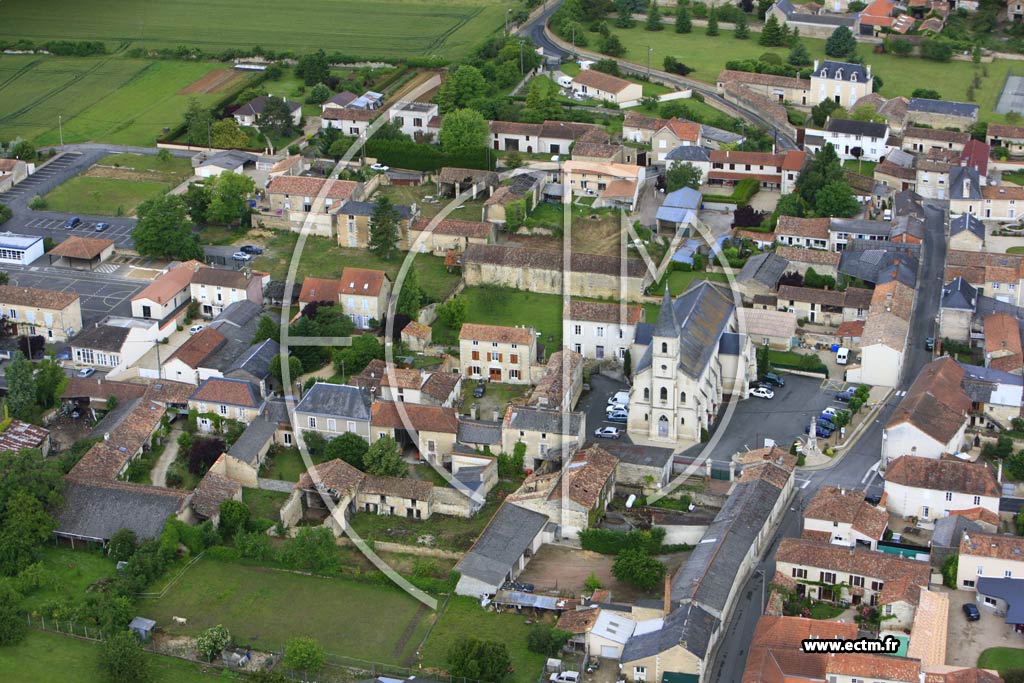 Photo arienne de Chabournay