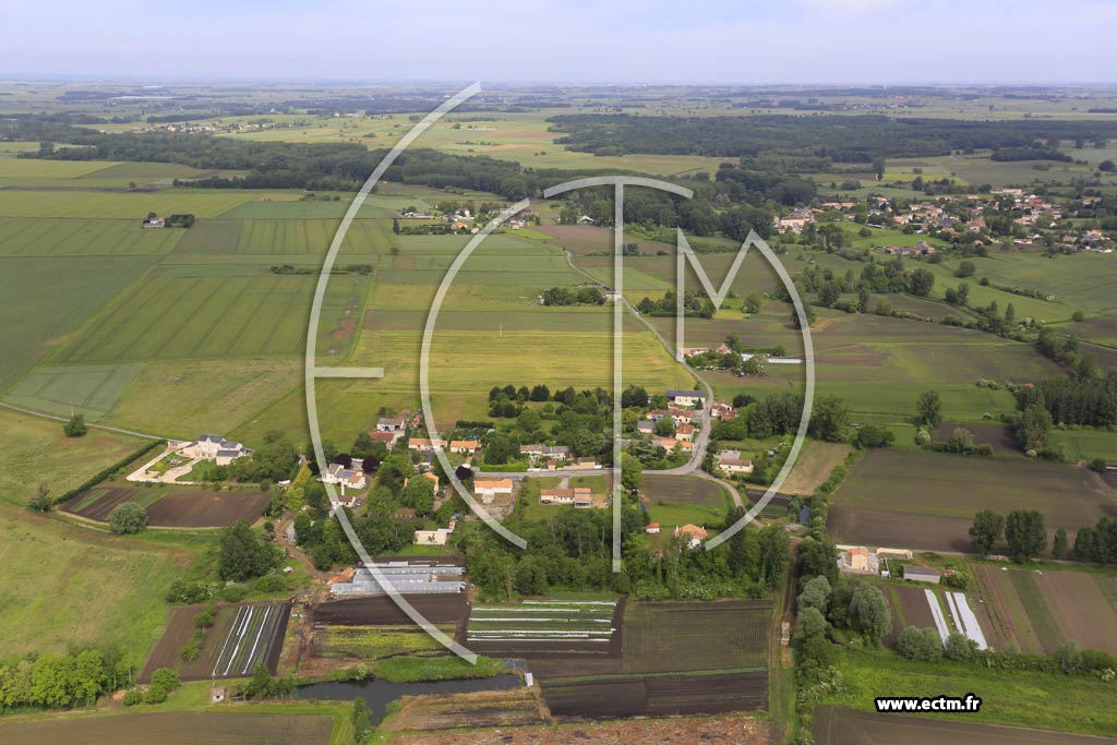 Photo arienne de Chabournay (La Giraudire)