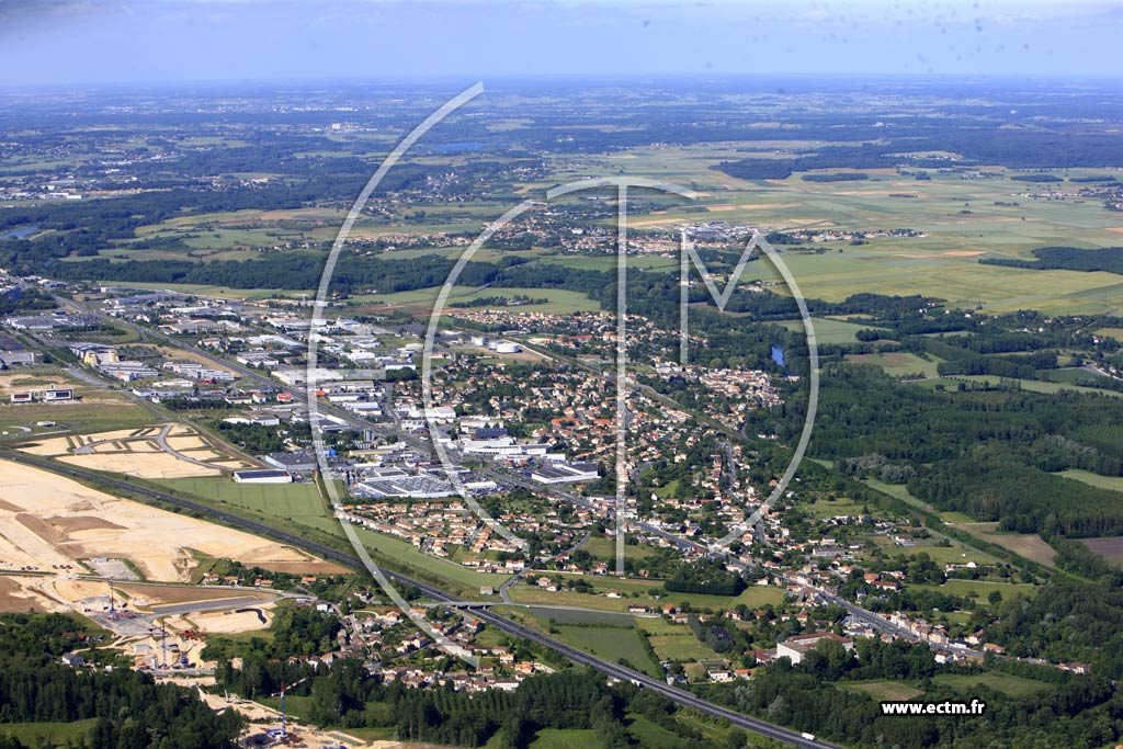 Photo arienne de Chasseneuil-du-Poitou