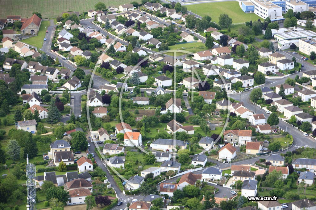 Photo arienne de Chtellerault (Faubourg Nord)