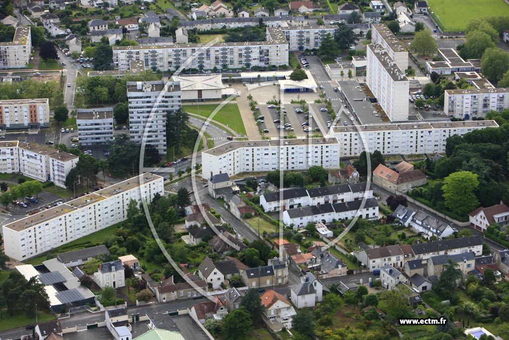 Photo arienne de Chtellerault (Faubourg Sud)