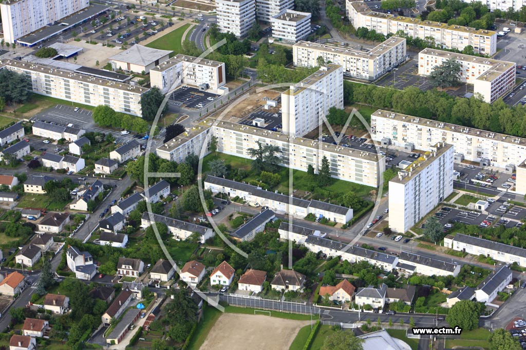 Photo arienne de Chtellerault (Faubourg Sud)