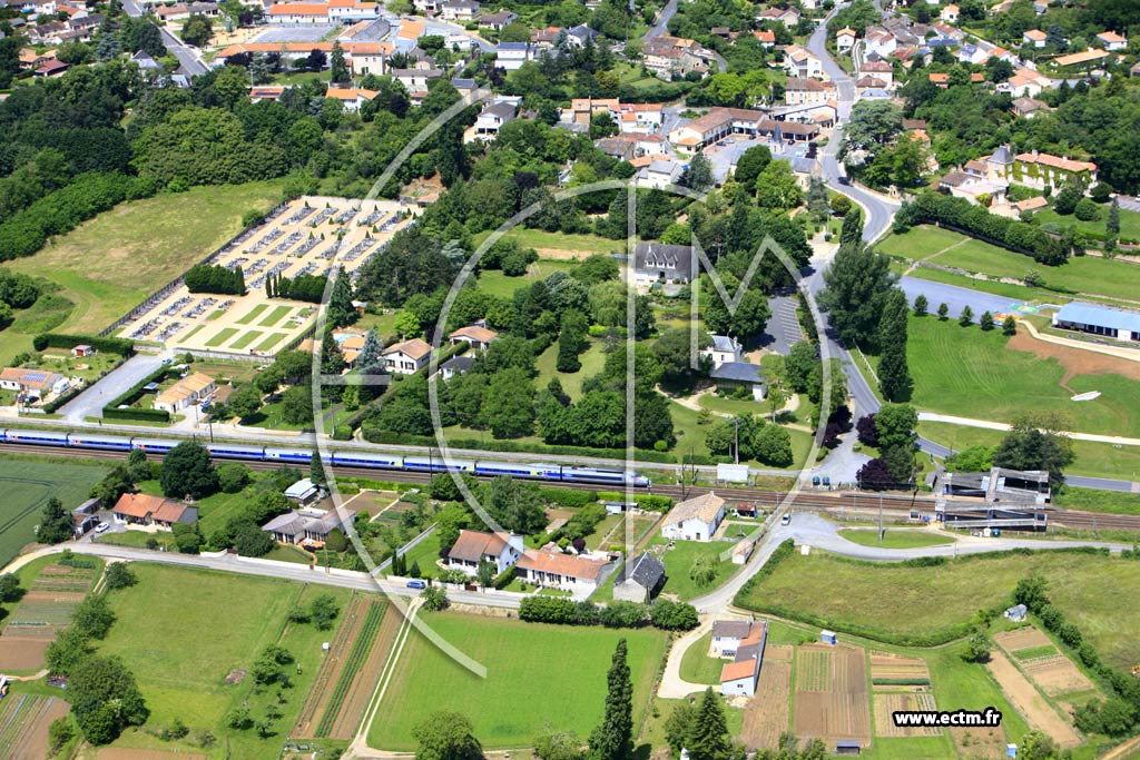 Photo arienne de Iteuil