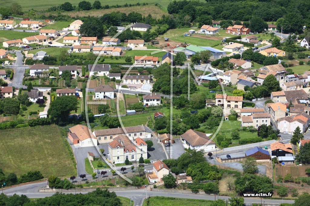Photo arienne de La Chapelle-Montreuil