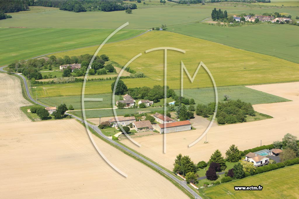 Photo arienne de La Chapelle-Moulire