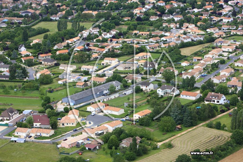 Photo arienne de La Villedieu-du-Clain