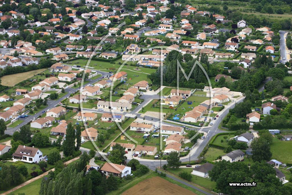 Photo arienne de La Villedieu-du-Clain