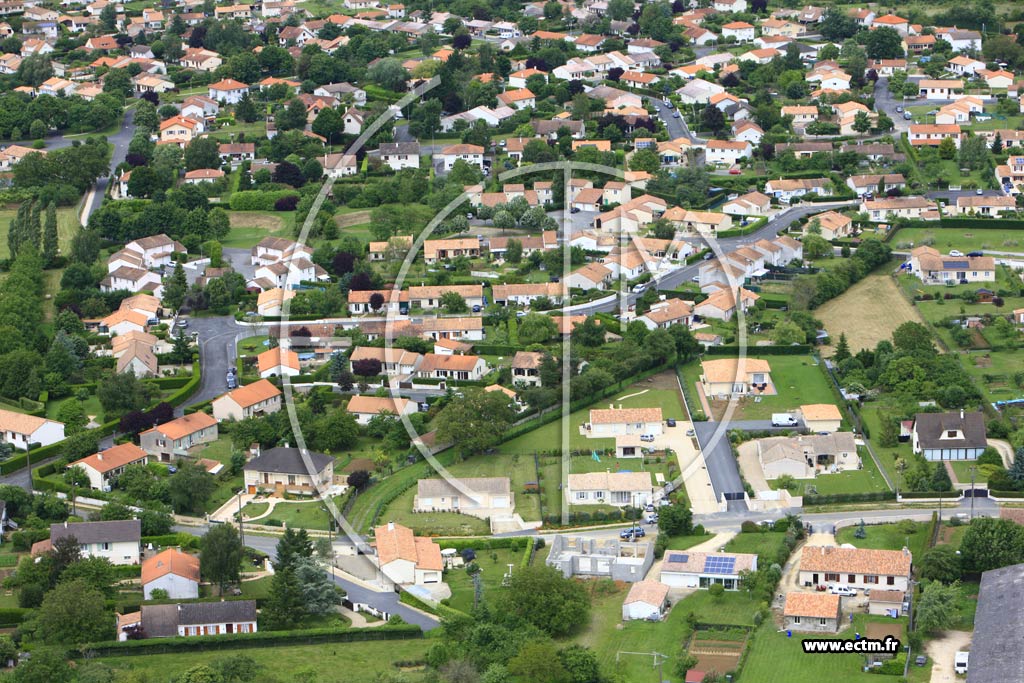 Photo arienne de La Villedieu-du-Clain