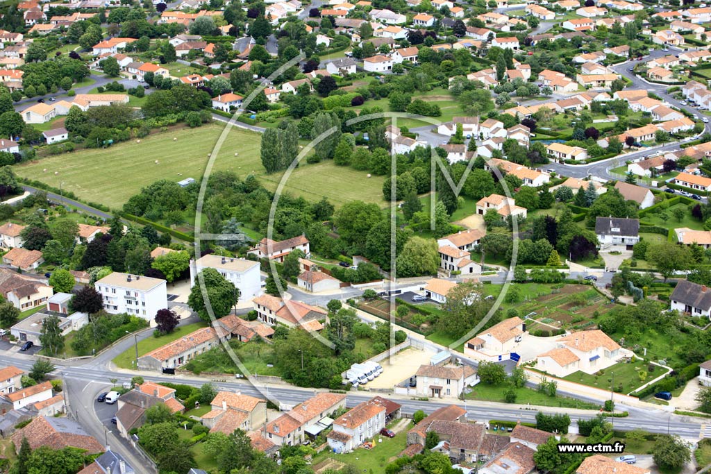 Photo arienne de La Villedieu-du-Clain