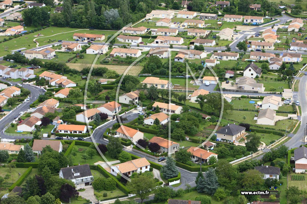 Photo arienne de La Villedieu-du-Clain