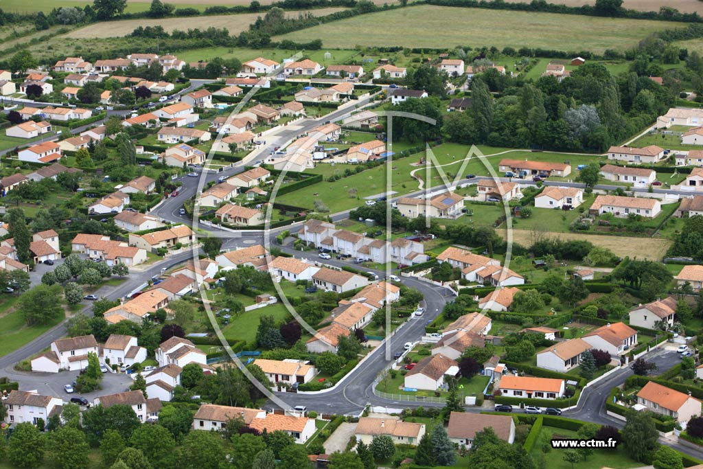 Photo arienne de La Villedieu-du-Clain