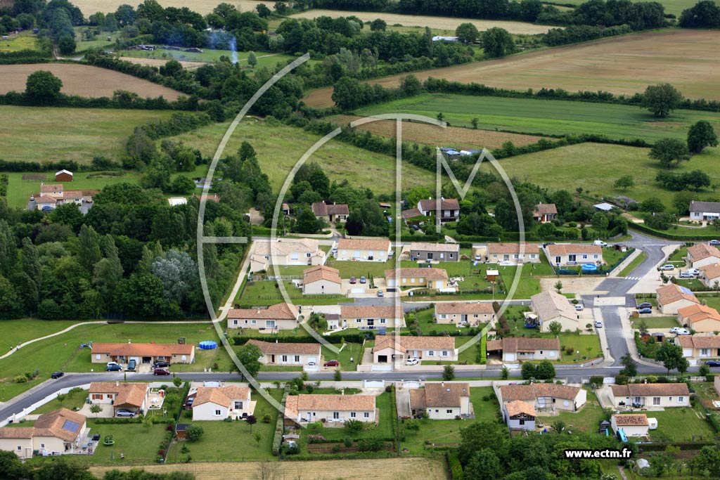 Photo arienne de La Villedieu-du-Clain