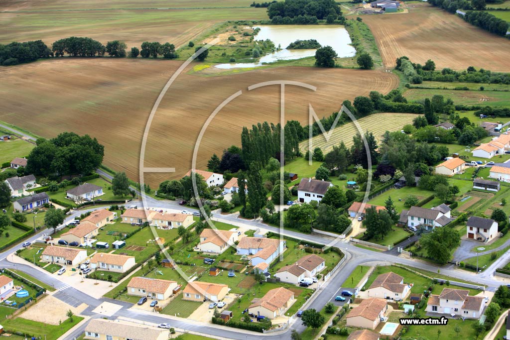 Photo arienne de La Villedieu-du-Clain