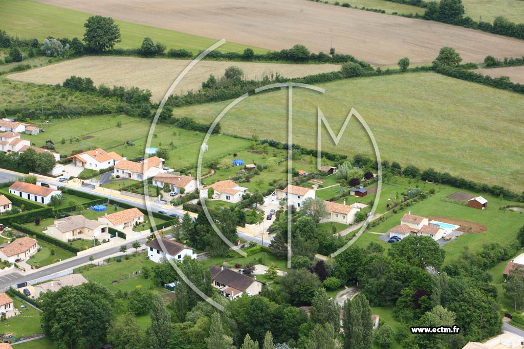 Photo arienne de La Villedieu-du-Clain