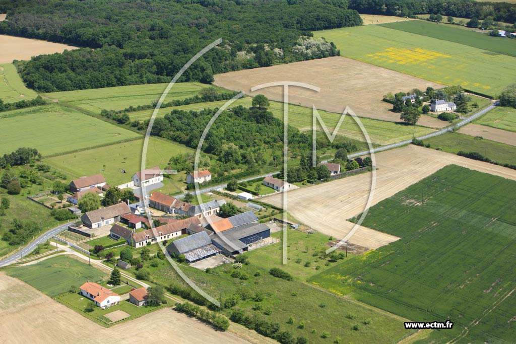 Photo arienne de Leign-les-Bois