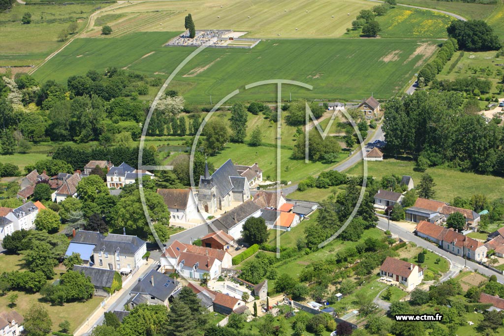 Photo arienne de Leign-les-Bois
