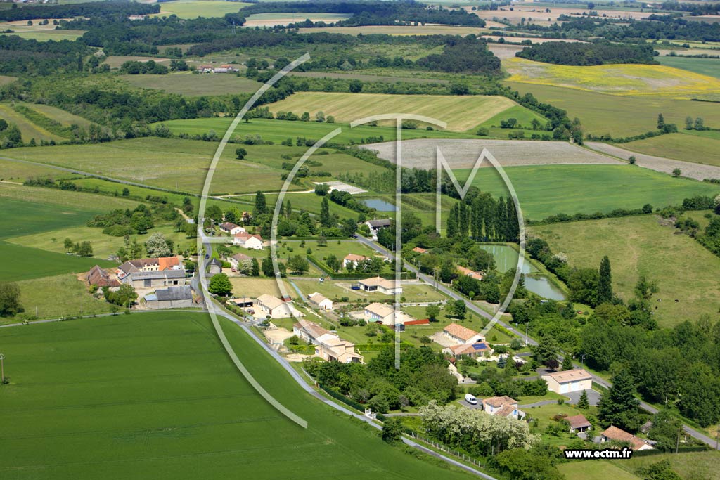 Photo arienne de Leign-les-Bois
