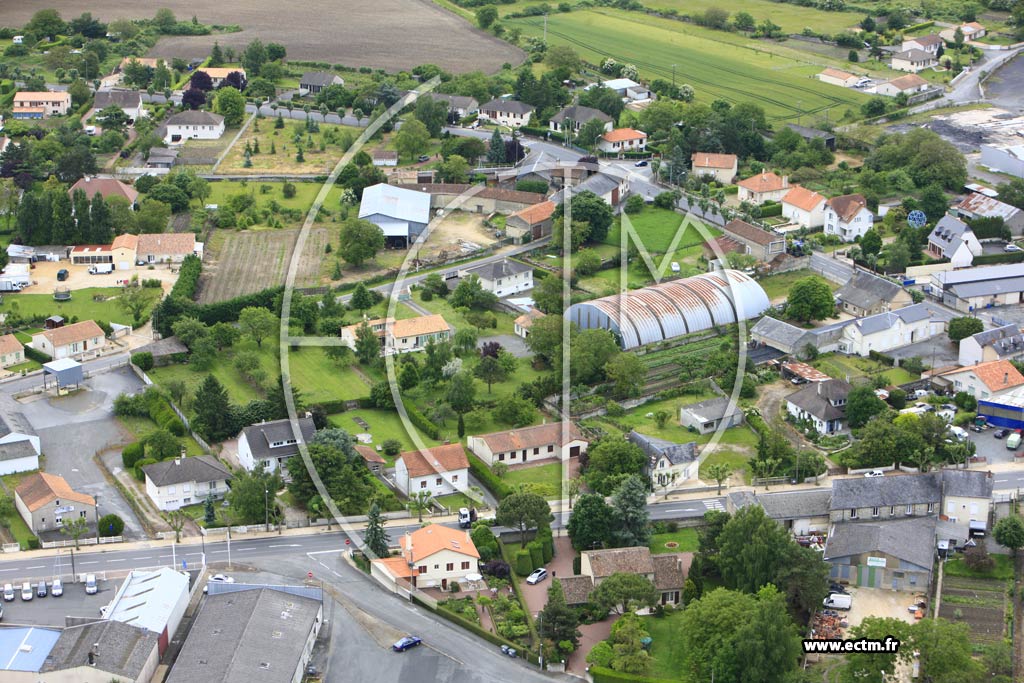 Photo arienne de Mirebeau