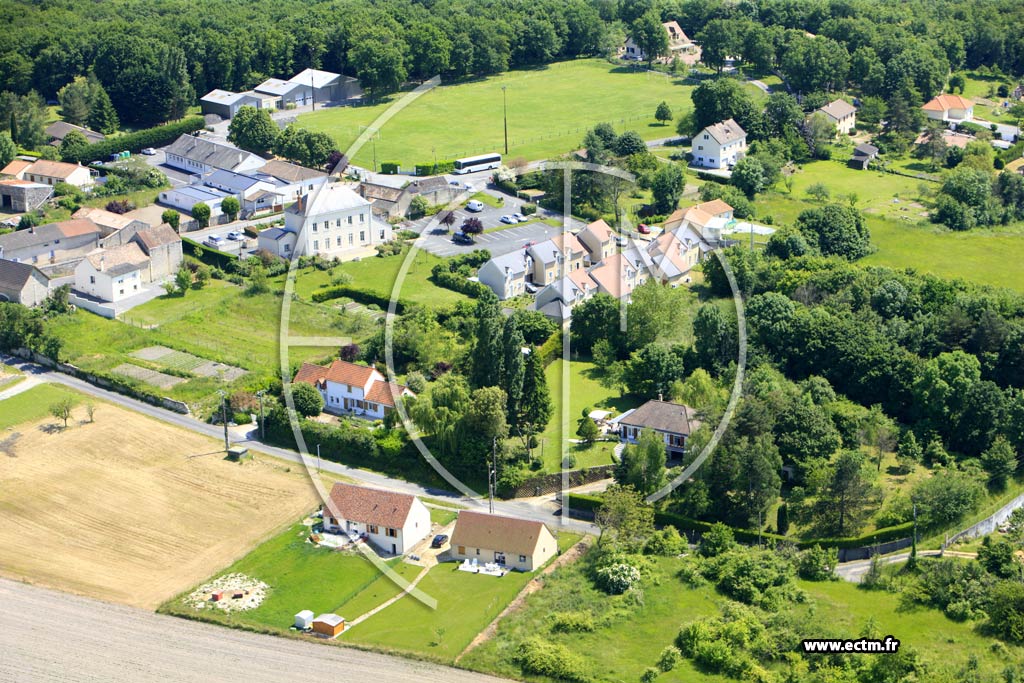 Photo arienne de Monthoiron