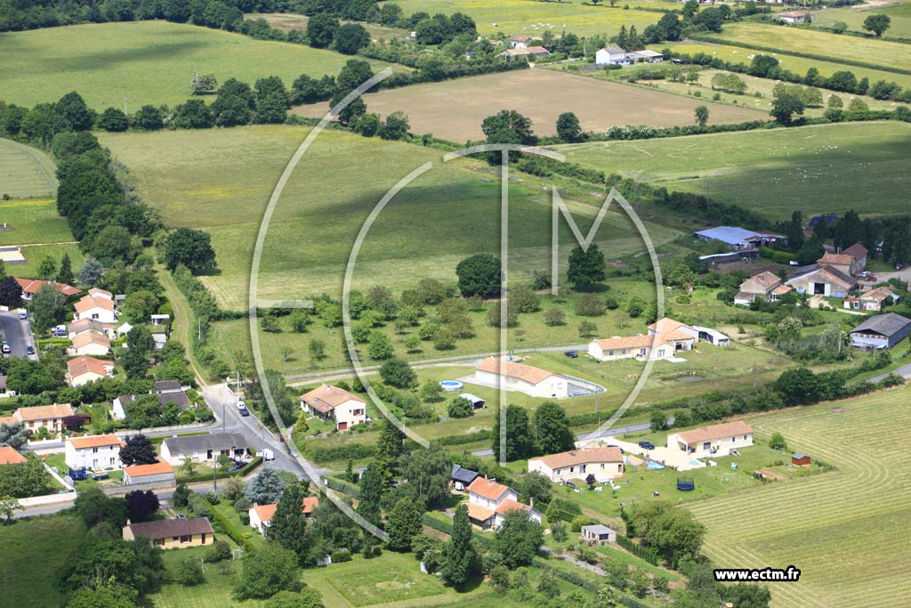 Photo arienne de Montreuil-Bonnin