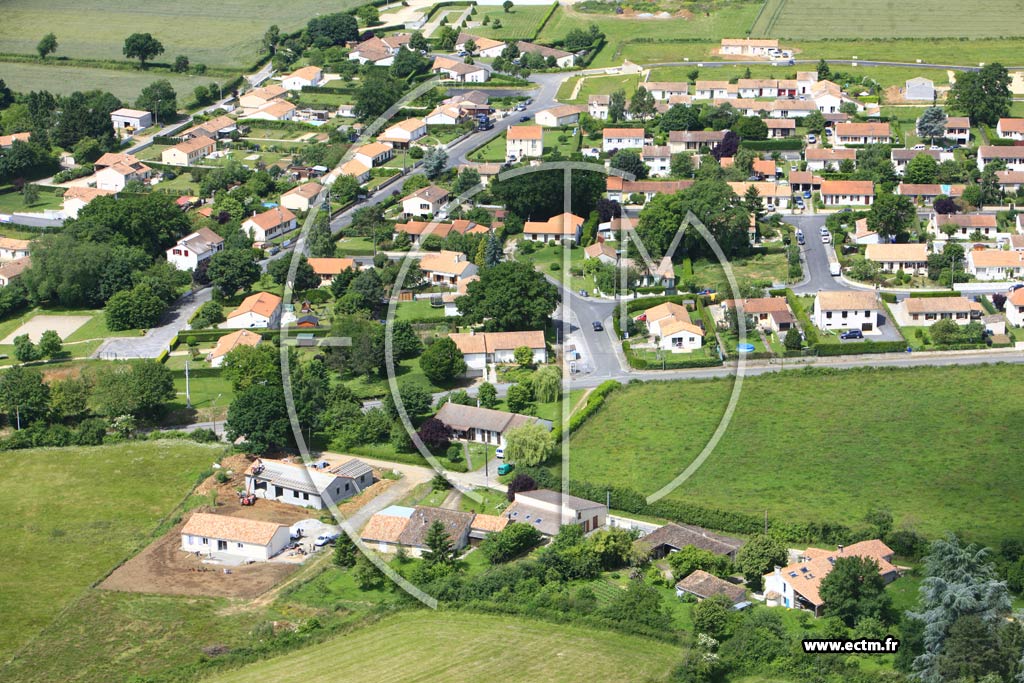 Photo arienne de Montreuil-Bonnin