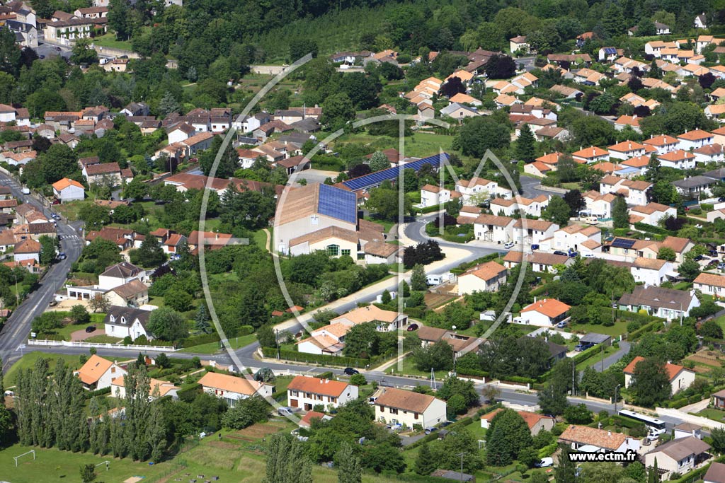 Photo arienne de Nouaill-Maupertuis (Valle Mathe)