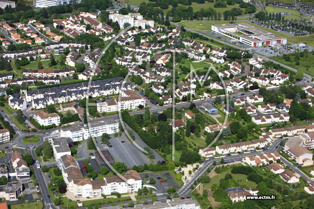 Photo arienne de Poitiers (Gibauderie)