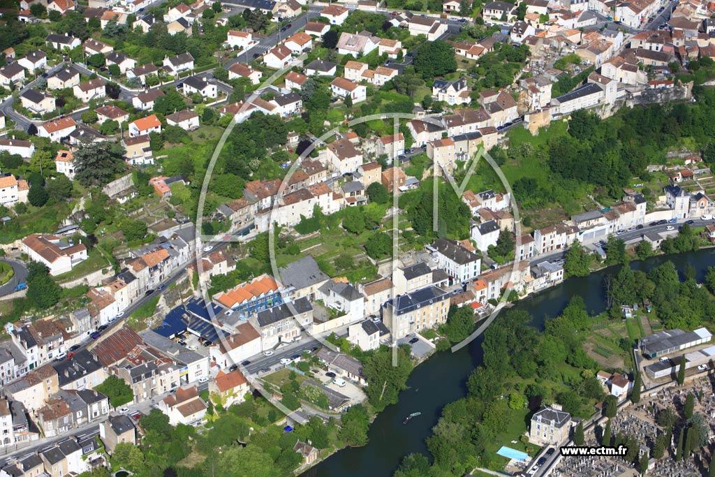 Photo arienne de Poitiers (Les Rocs)