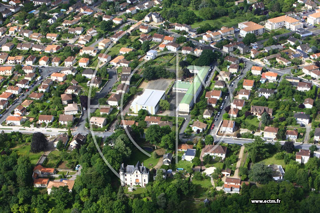 Photo arienne de Saint-Benot (Chantejeau)