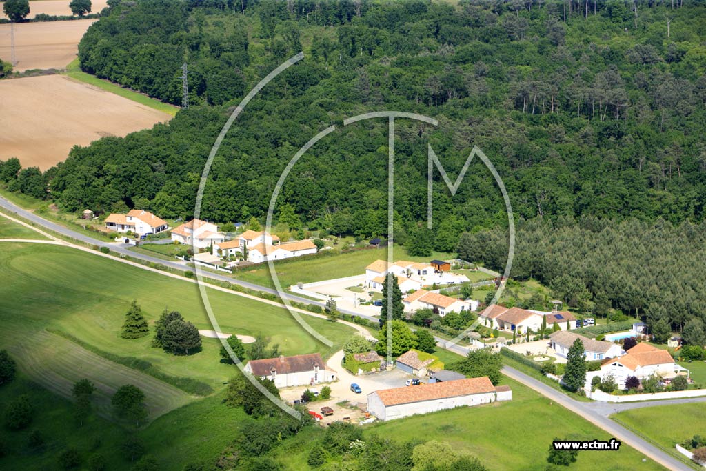 Photo arienne de Saint-Cyr