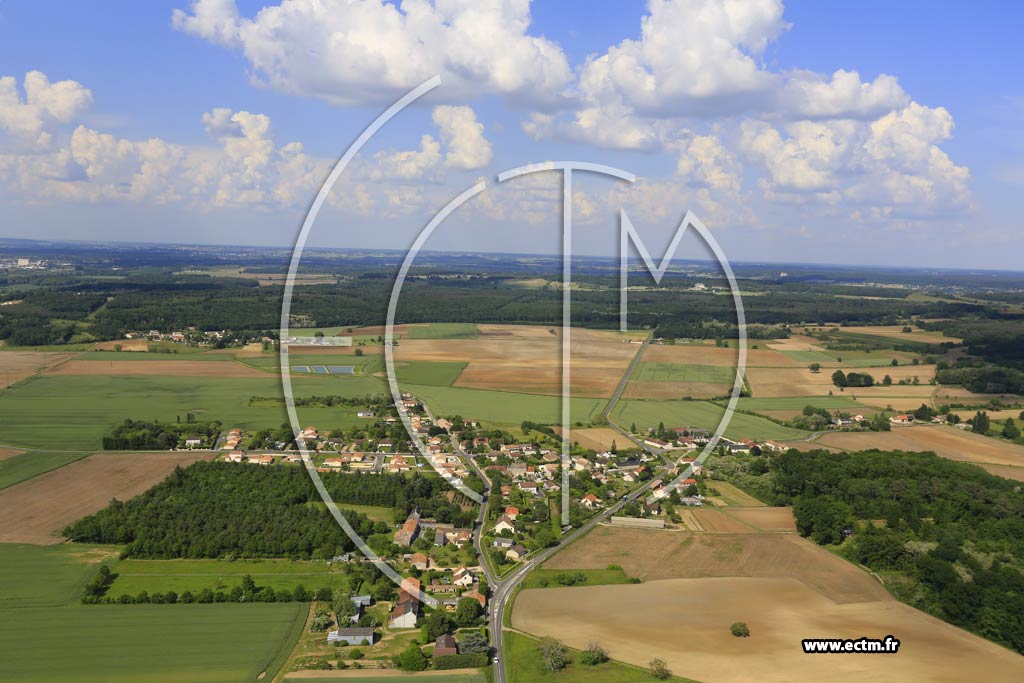 Photo arienne de Saint-Cyr (Bondilly)