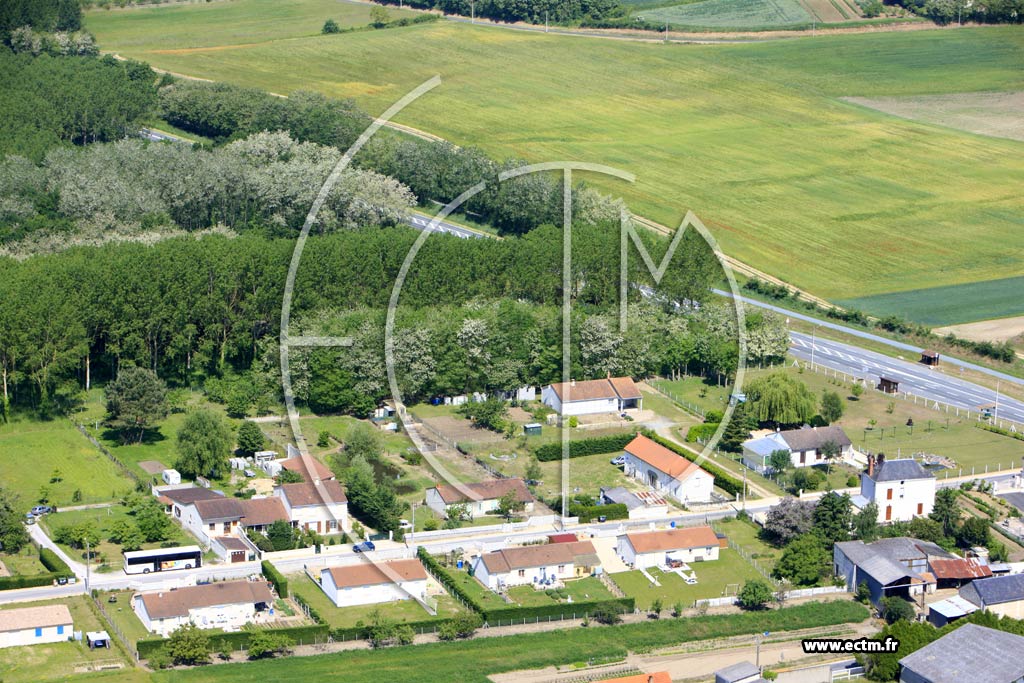 Photo arienne de Saint-Genest-d'Ambire
