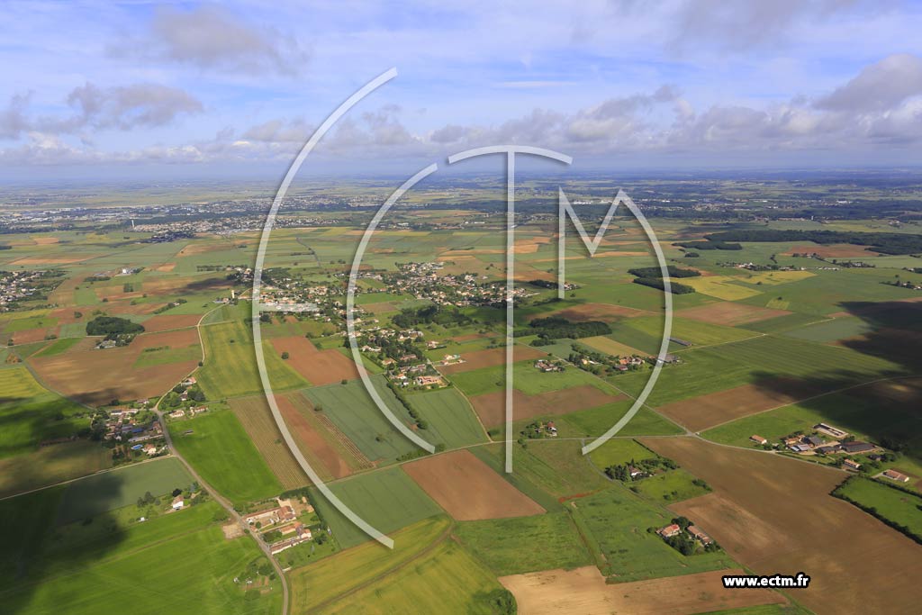 Photo arienne de Saint-Georges-ls-Baillargeaux (Champ de Gain)