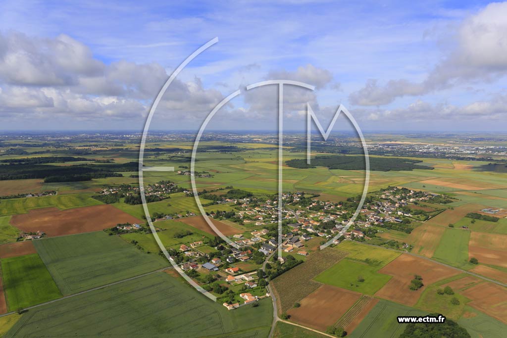 Photo arienne de Saint-Georges-ls-Baillargeaux (Le Peu)