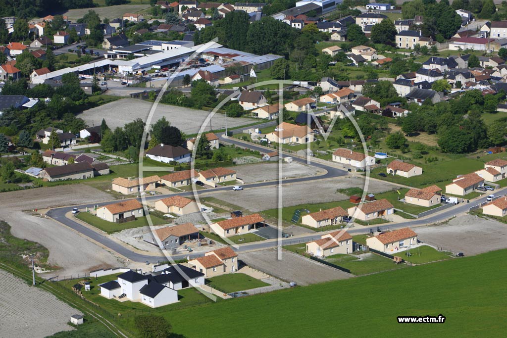 Photo arienne de Saint-Gervais-les-Trois-Clochers