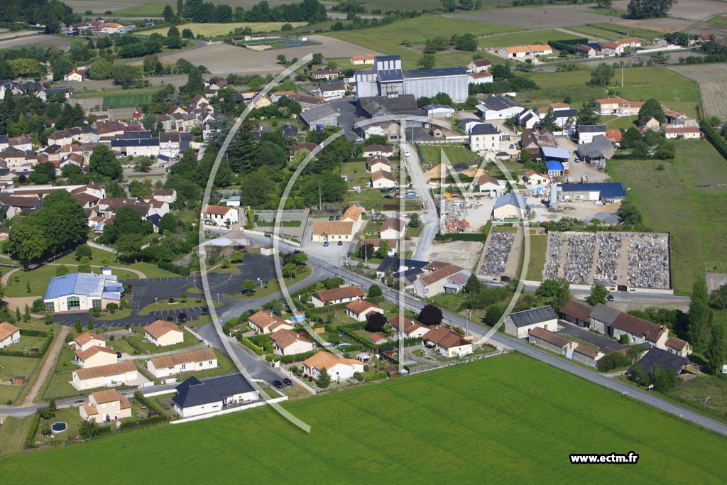 Photo arienne de Saint-Gervais-les-Trois-Clochers