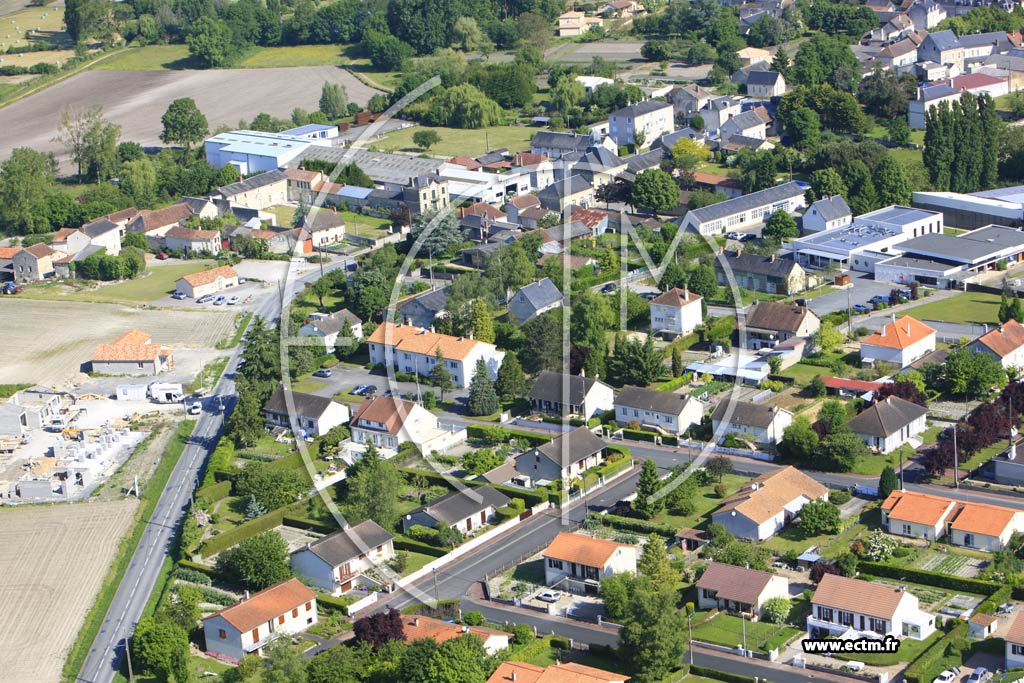 Photo arienne de Saint-Gervais-les-Trois-Clochers