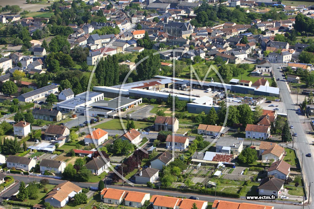 Photo arienne de Saint-Gervais-les-Trois-Clochers