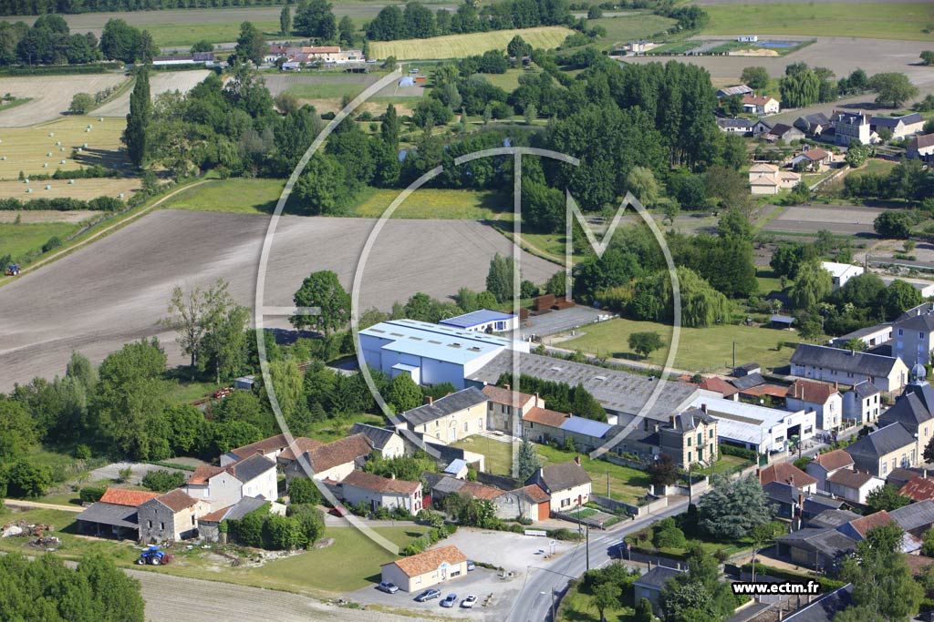 Photo arienne de Saint-Gervais-les-Trois-Clochers