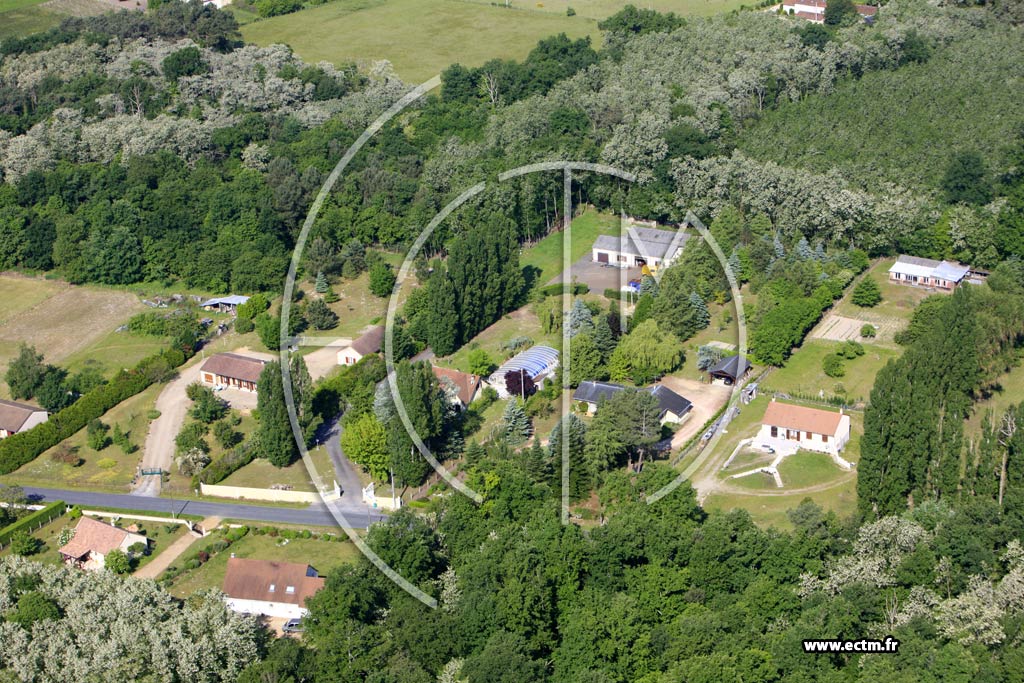 Photo arienne de Saint-Gervais-les-Trois-Clochers