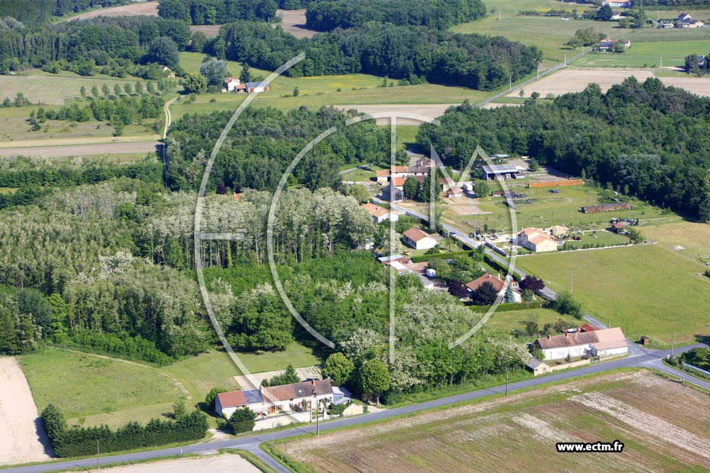 Photo arienne de Saint-Gervais-les-Trois-Clochers