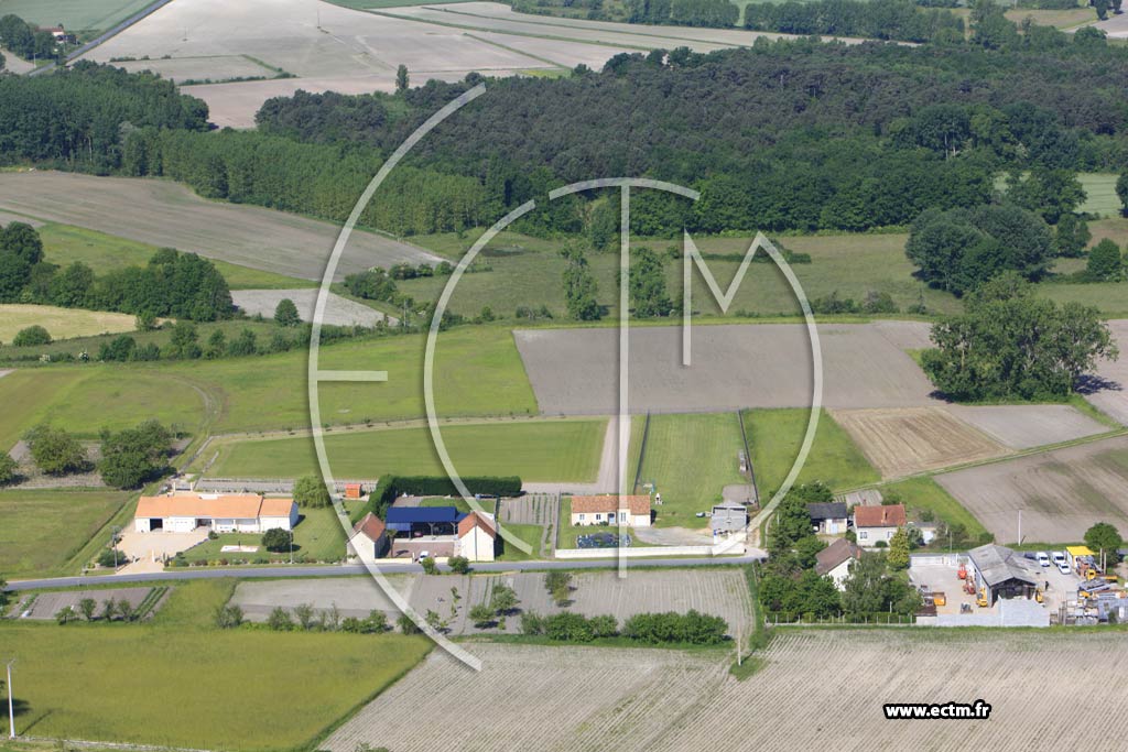 Photo arienne de Saint-Gervais-les-Trois-Clochers