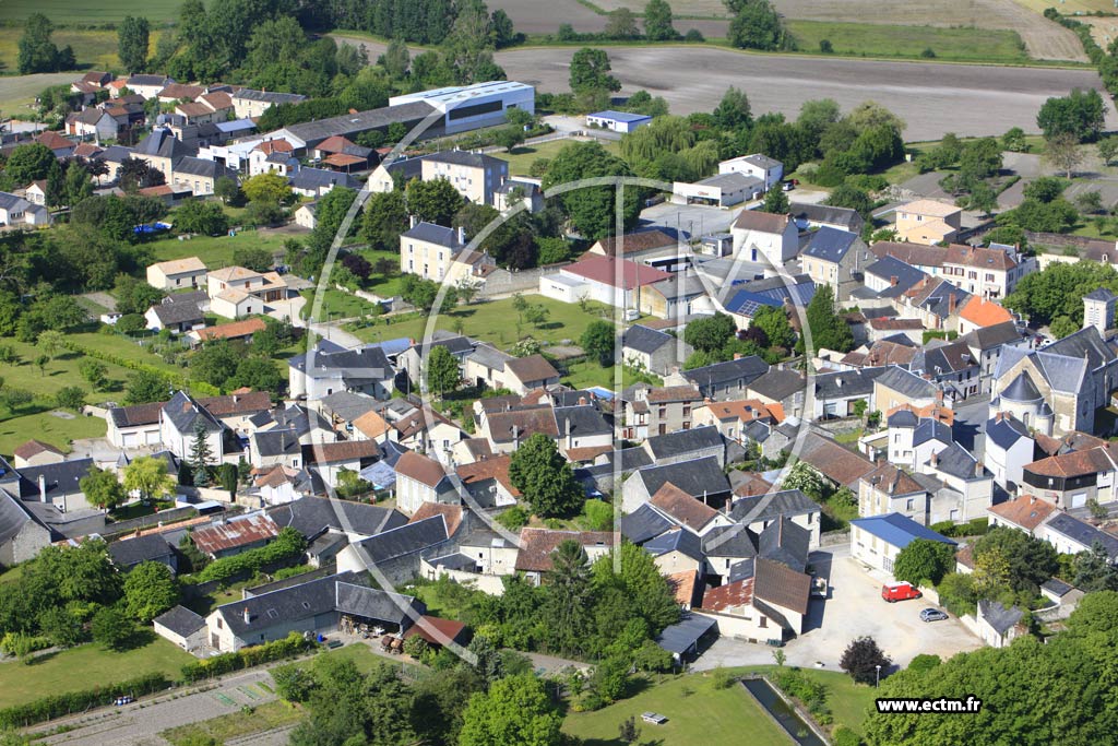 Photo arienne de Saint-Gervais-les-Trois-Clochers