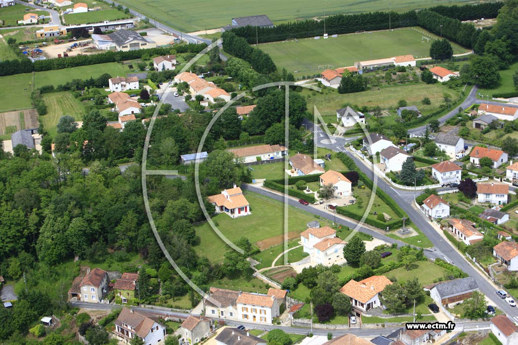 Photo arienne de Saint-Maurice-la-Cloure