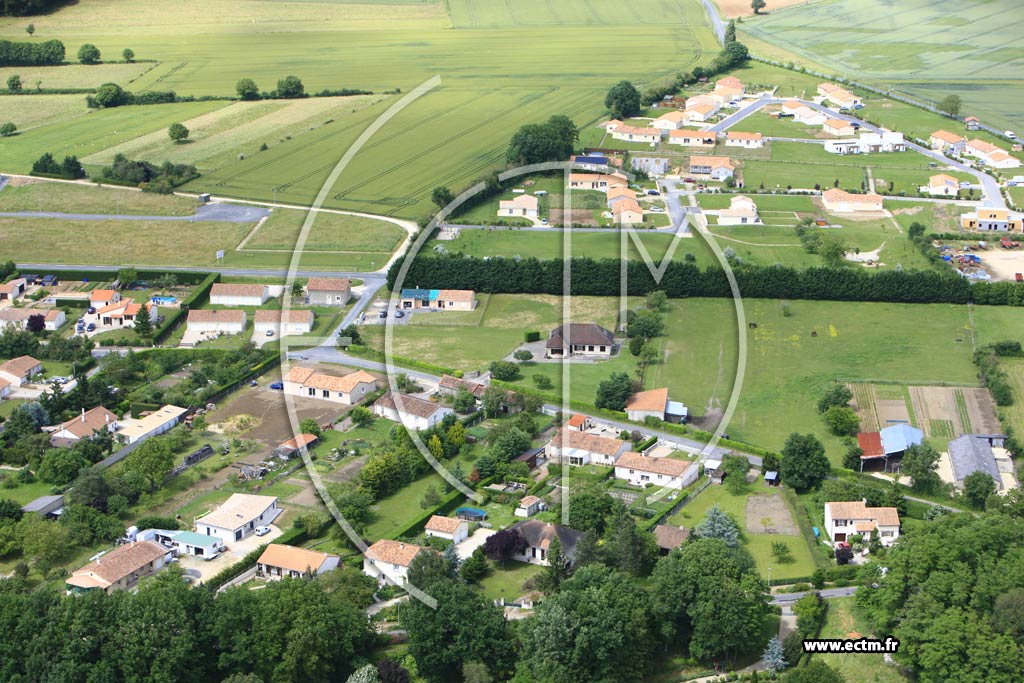 Photo arienne de Saint-Maurice-la-Cloure