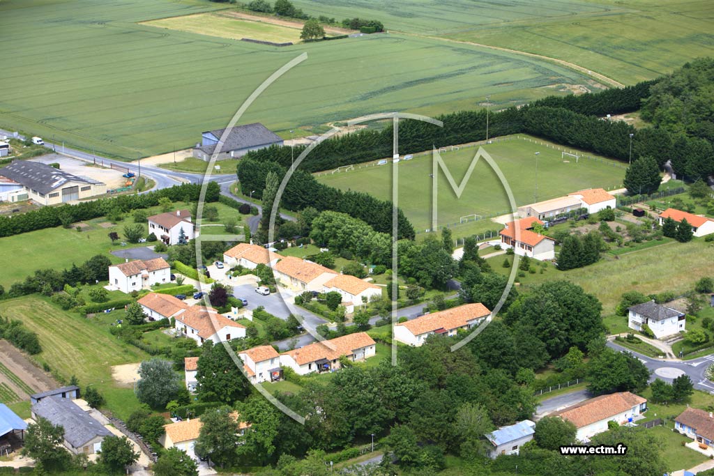 Photo arienne de Saint-Maurice-la-Cloure