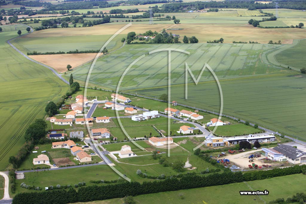 Photo arienne de Saint-Maurice-la-Cloure