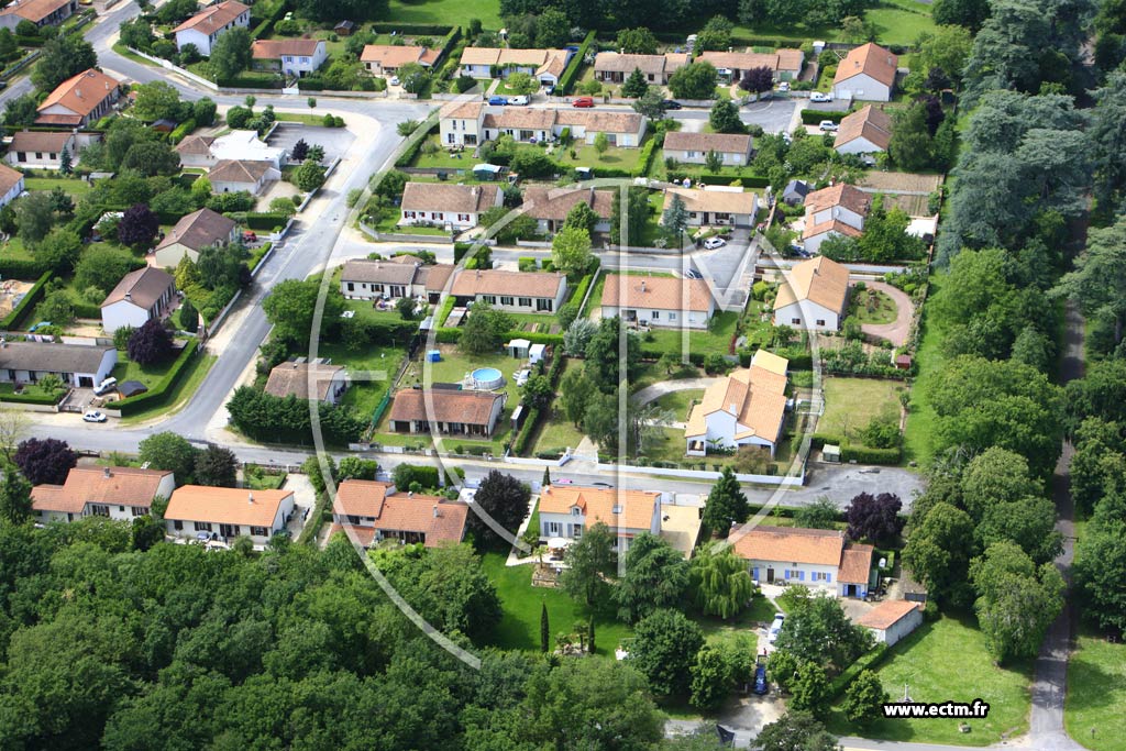 Photo arienne de Saint-Maurice-la-Cloure